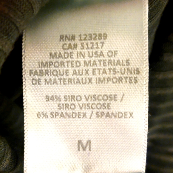 MICHAEL LAUREN long sleeve Shirt Medium in Destressed Military 🪖 Green NWT - Picture 8 of 8